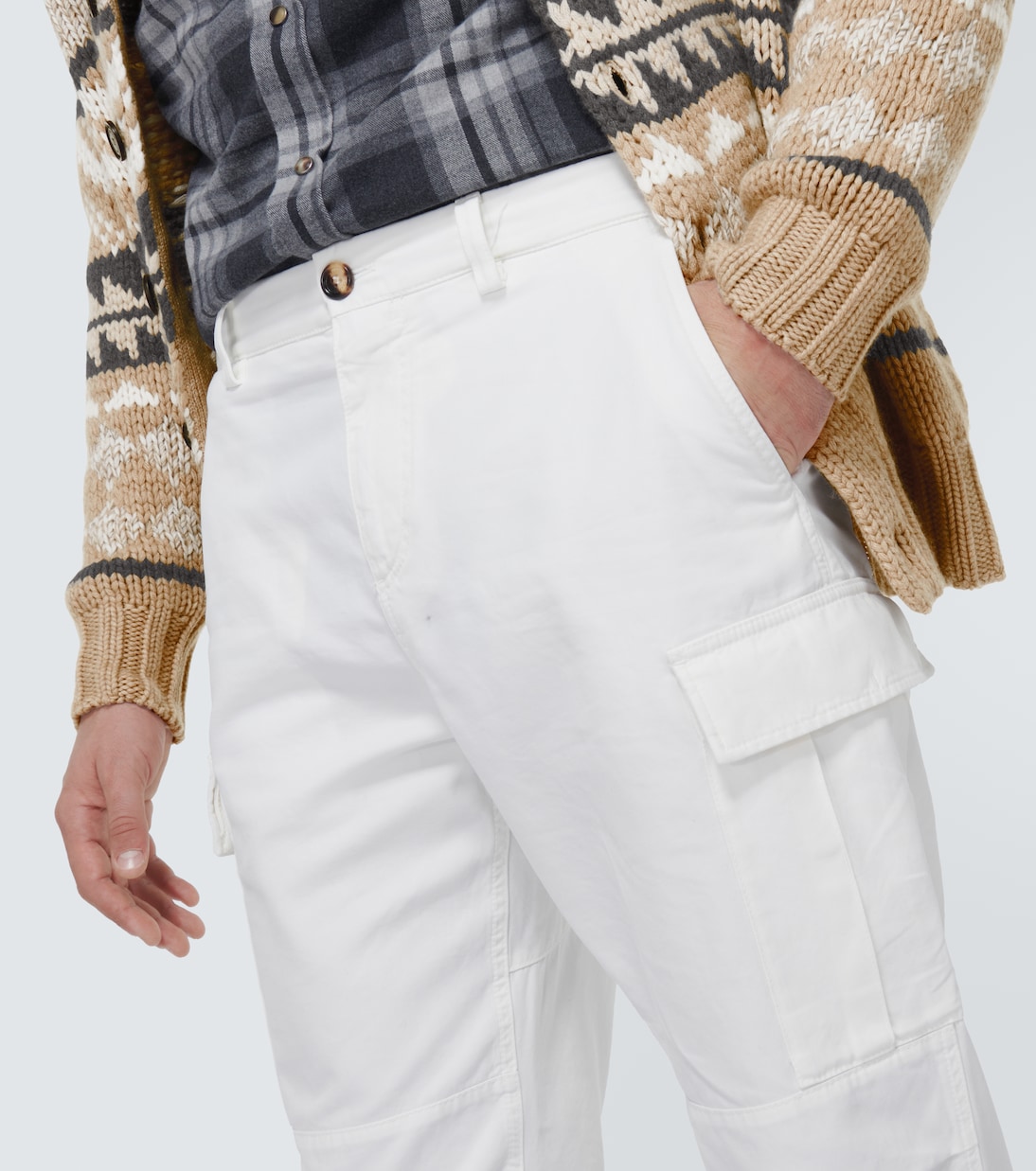 Cargohose aus Baumwoll-Gabardine | Brunello Cucinelli