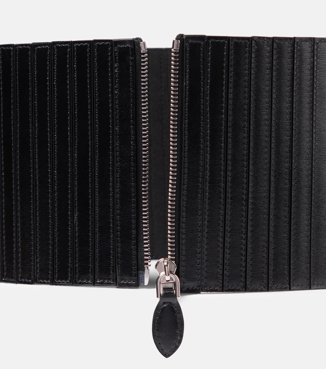 Ceinture en cuir à rayures | Alaïa