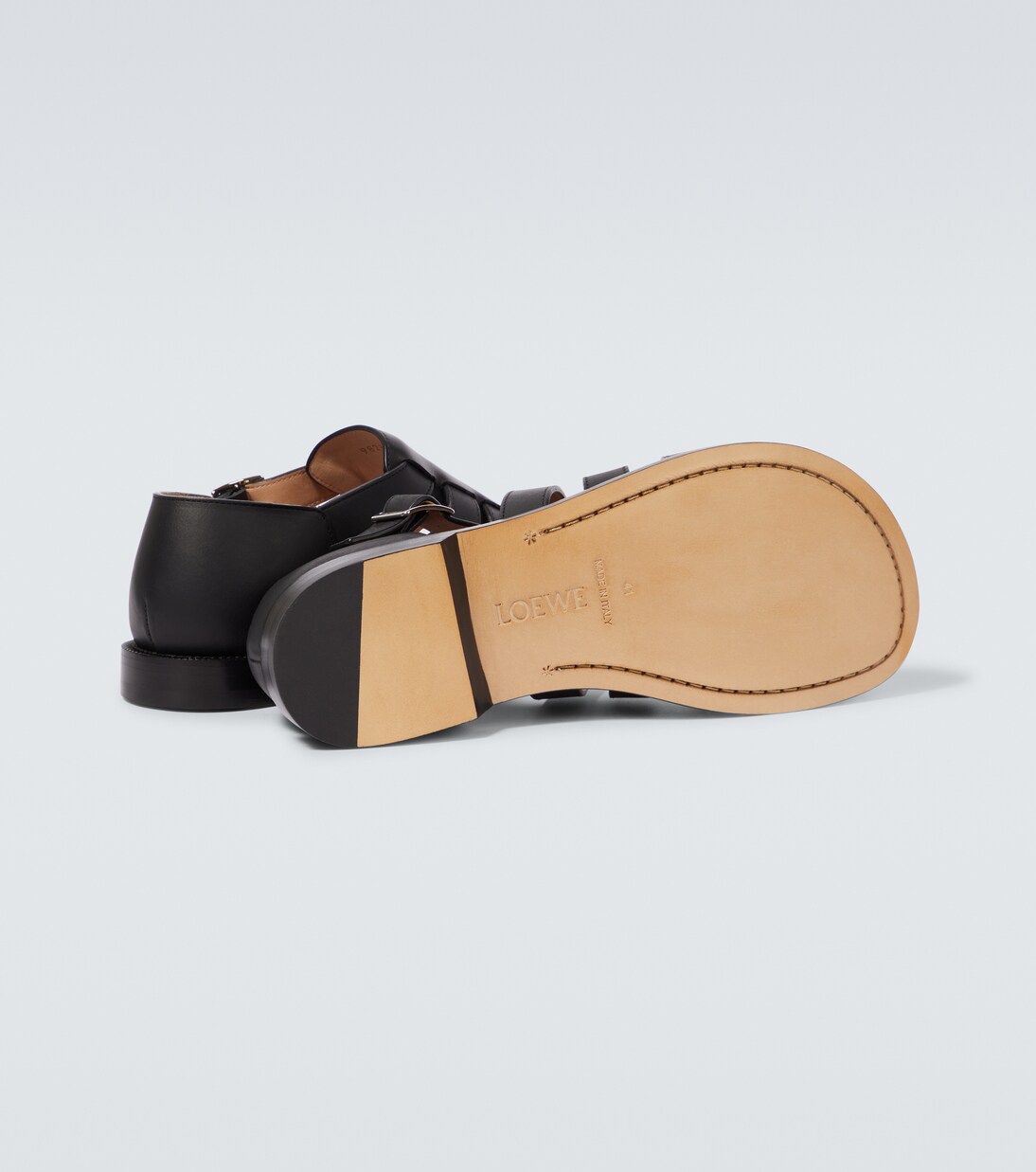 Campo leather fisherman sandals  | Loewe