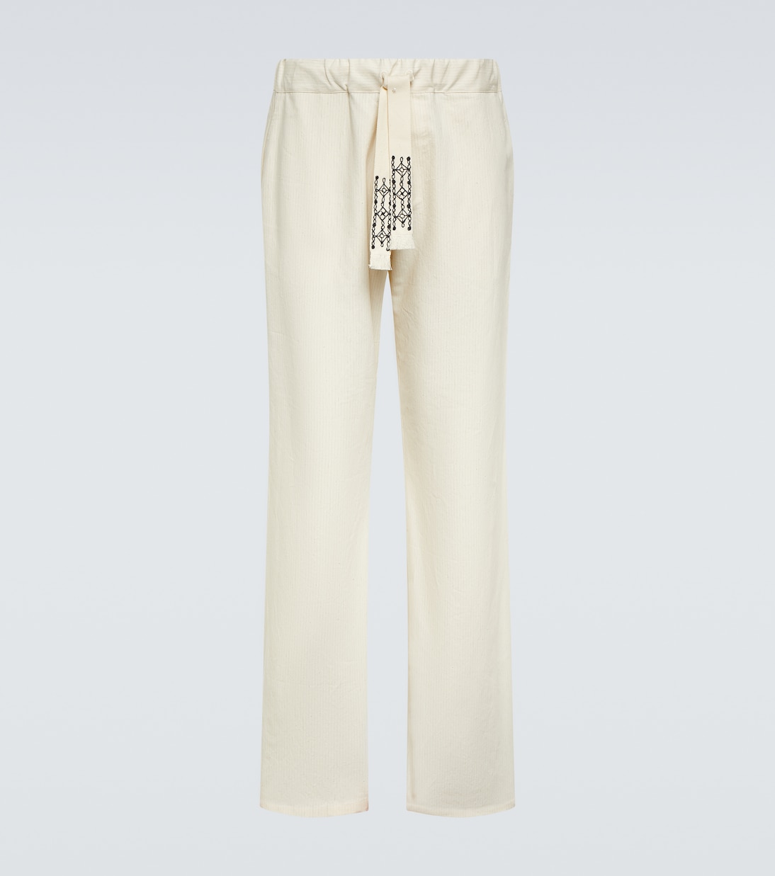 Pantalones rectos Akasha de mezcla de algodón | Alanui