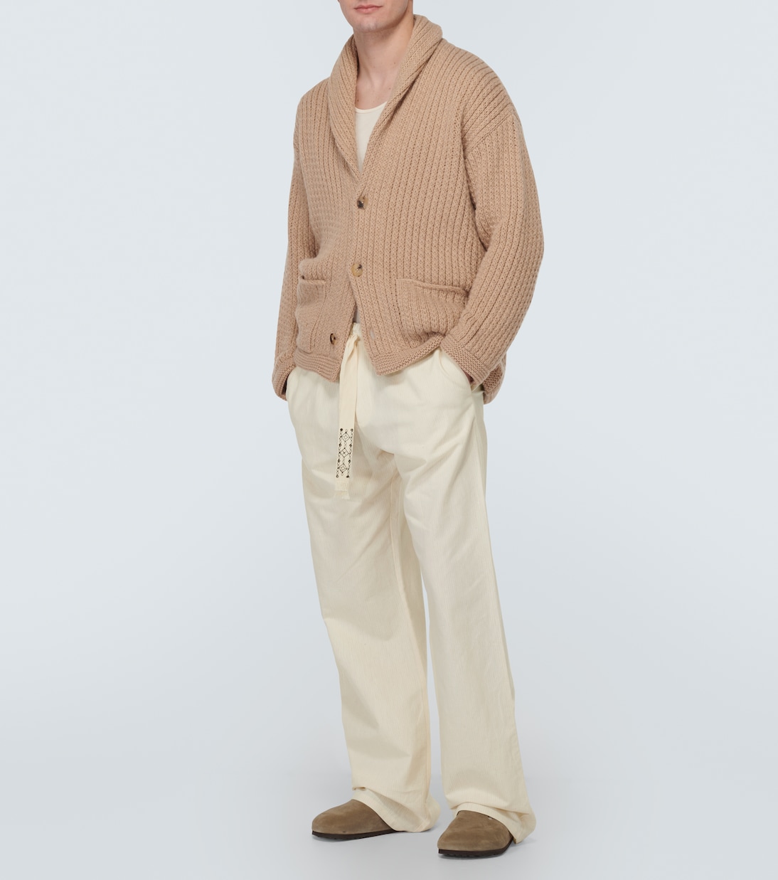 Pantalones rectos Akasha de mezcla de algodón | Alanui
