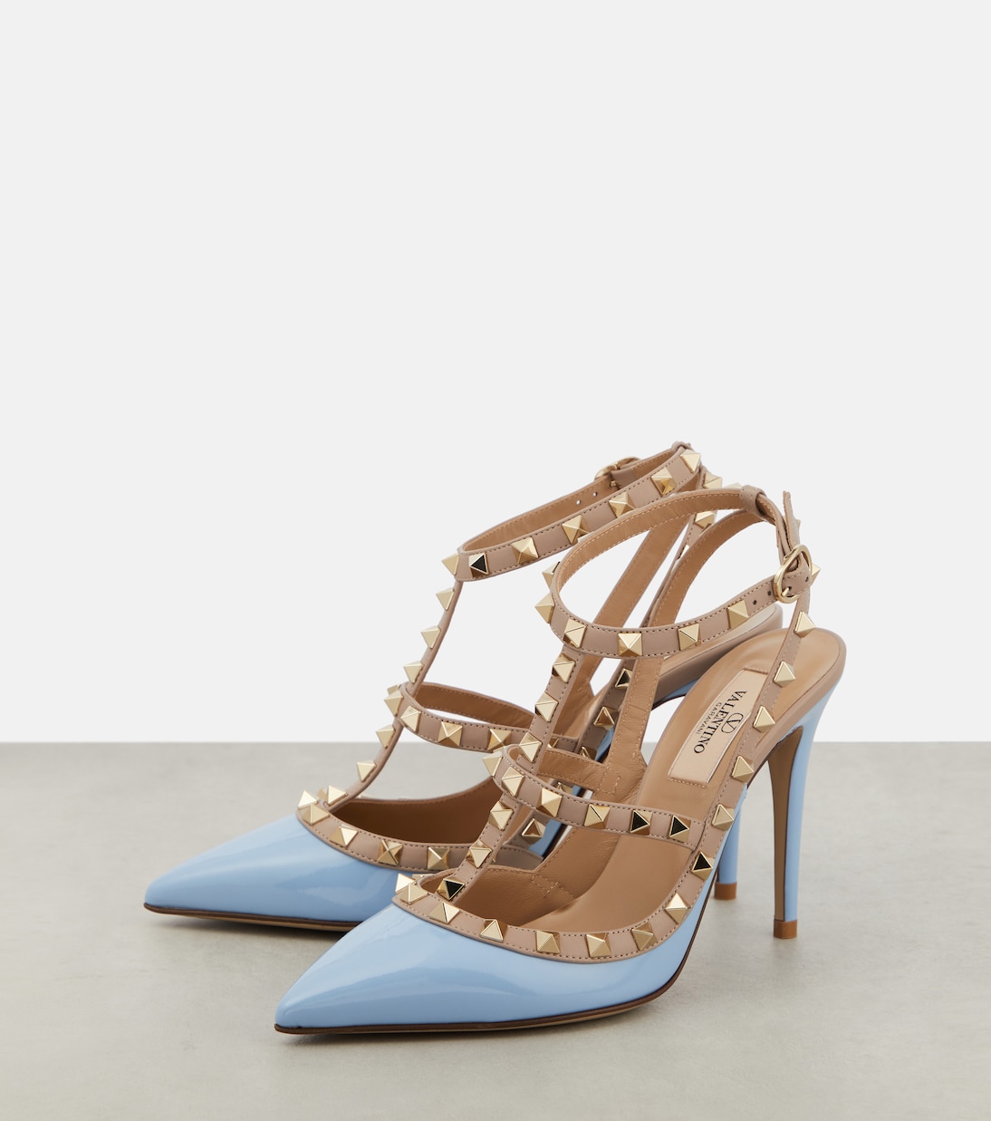 Salones Rockstud de charol | Valentino Garavani