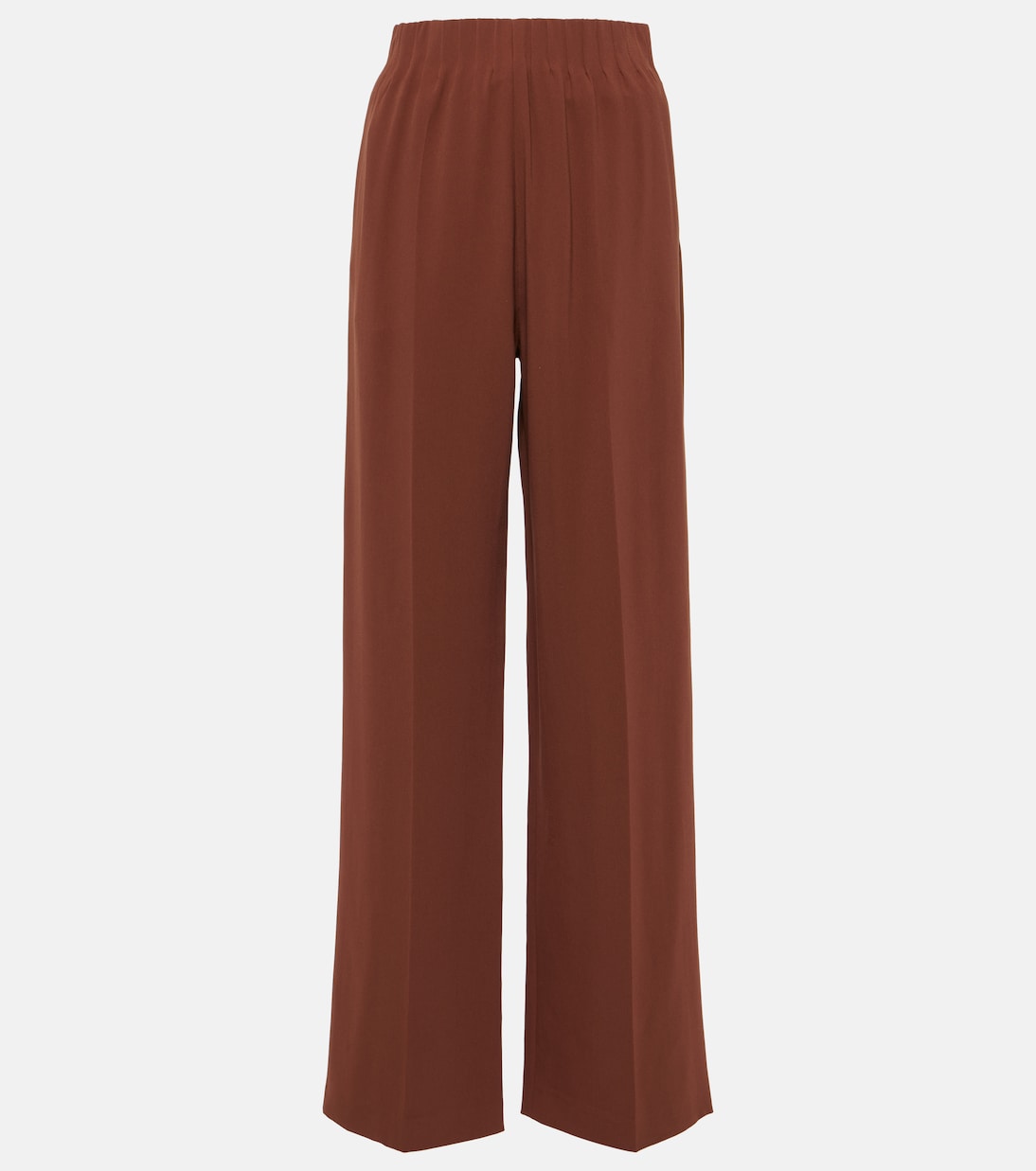Weite High-Rise-Hose Maud aus Lamé | Fforme