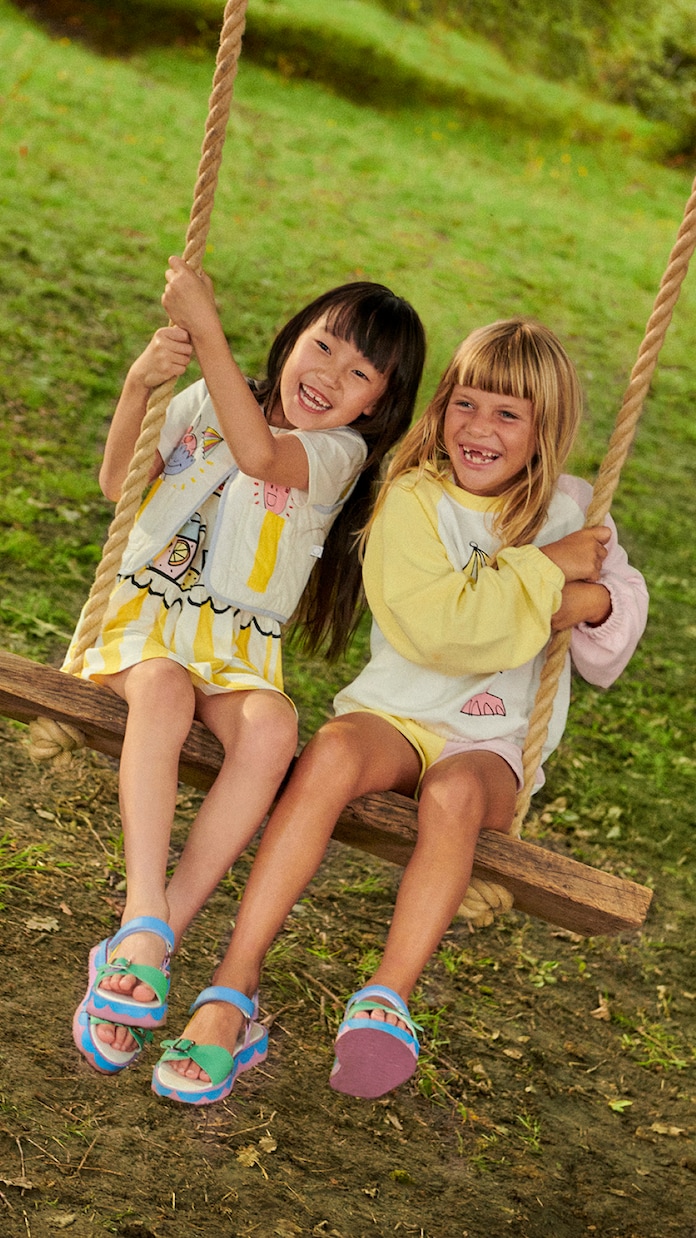 Sudadera en jersey de algodón estampada | Stella McCartney Kids