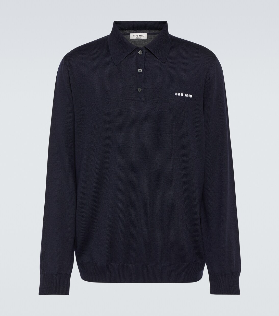 Polopullover aus Schurwolle | Miu Miu