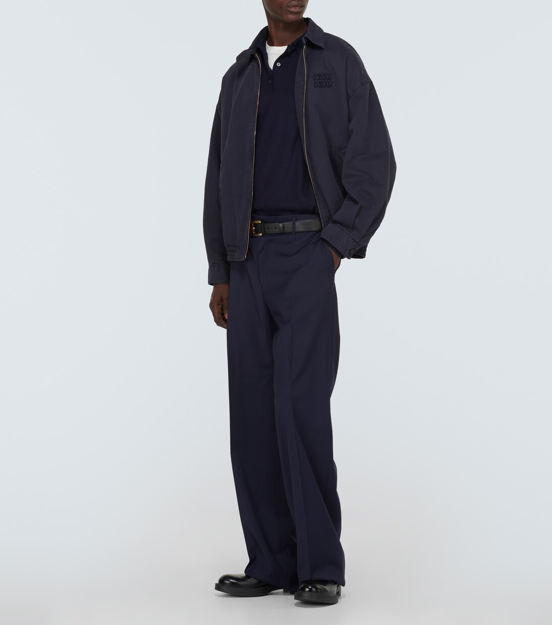Polopullover aus Schurwolle | Miu Miu