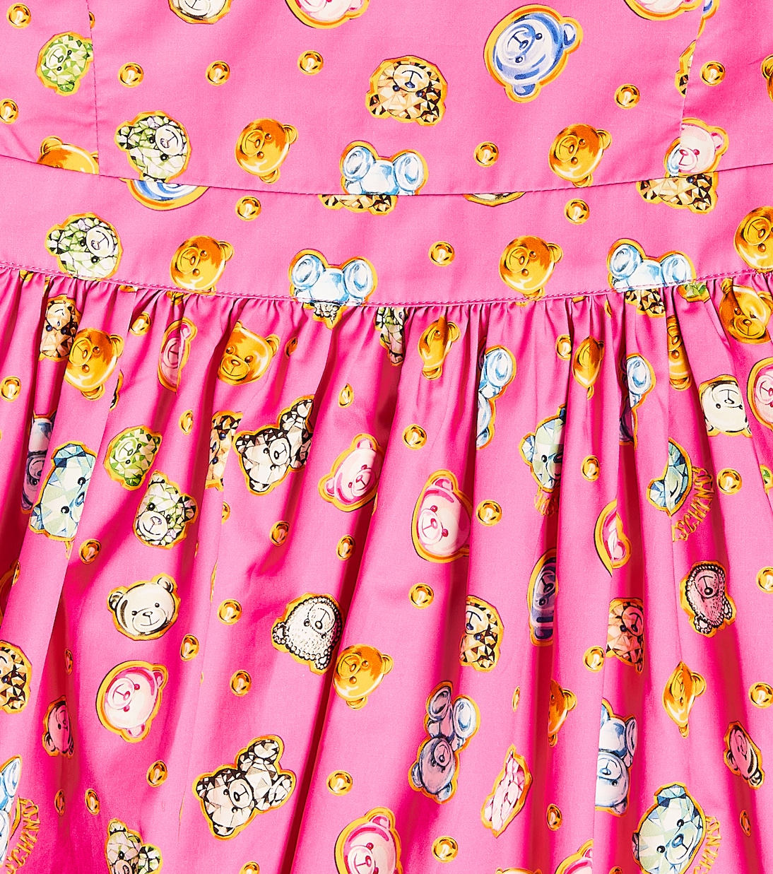 Vestido Teddy Bear de algodón | Moschino Kids