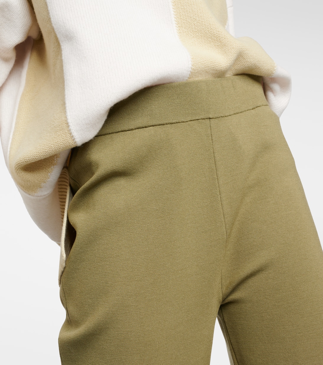 Stretch silk-blend flared pants | Joseph