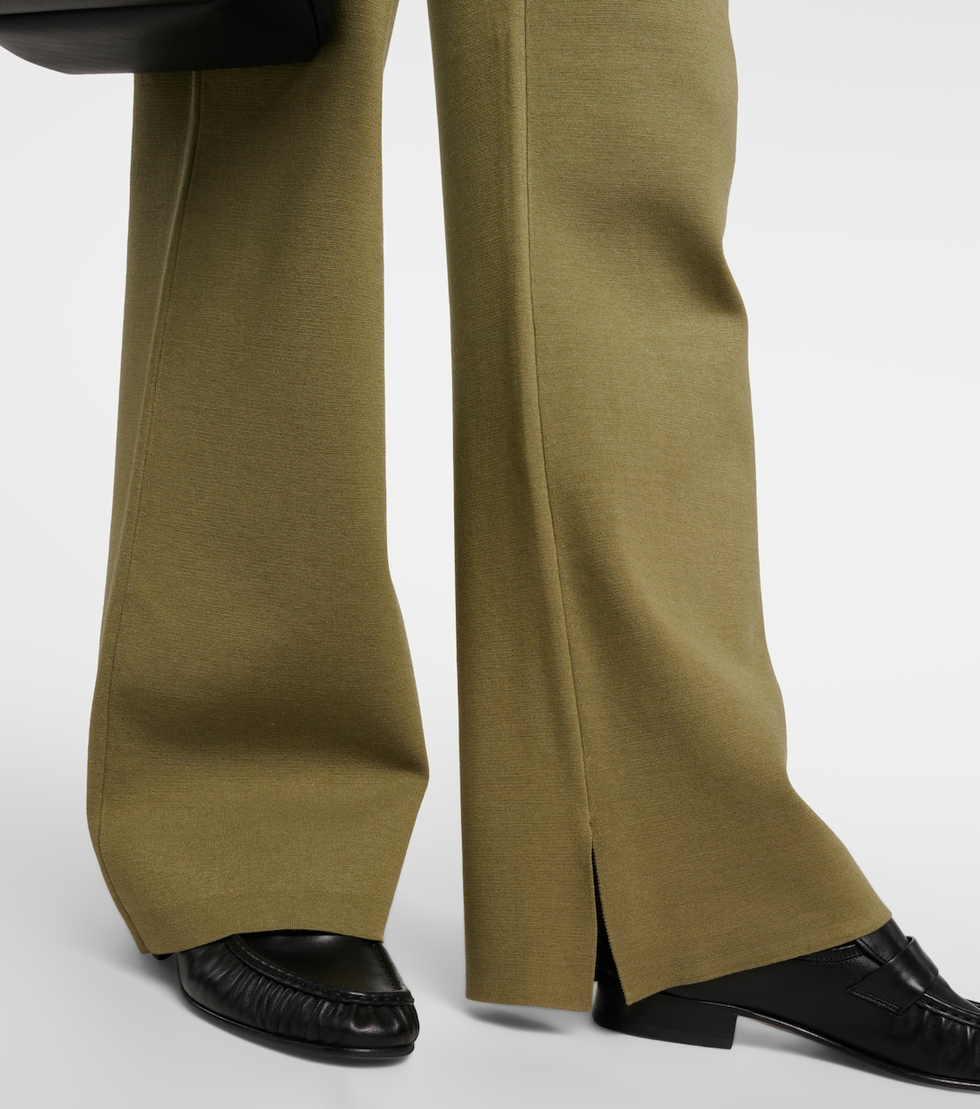 Stretch silk-blend flared pants | Joseph