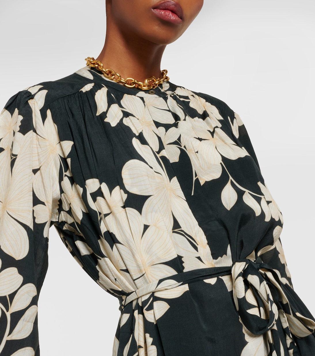 Vestido midi Josepha floral | Velvet