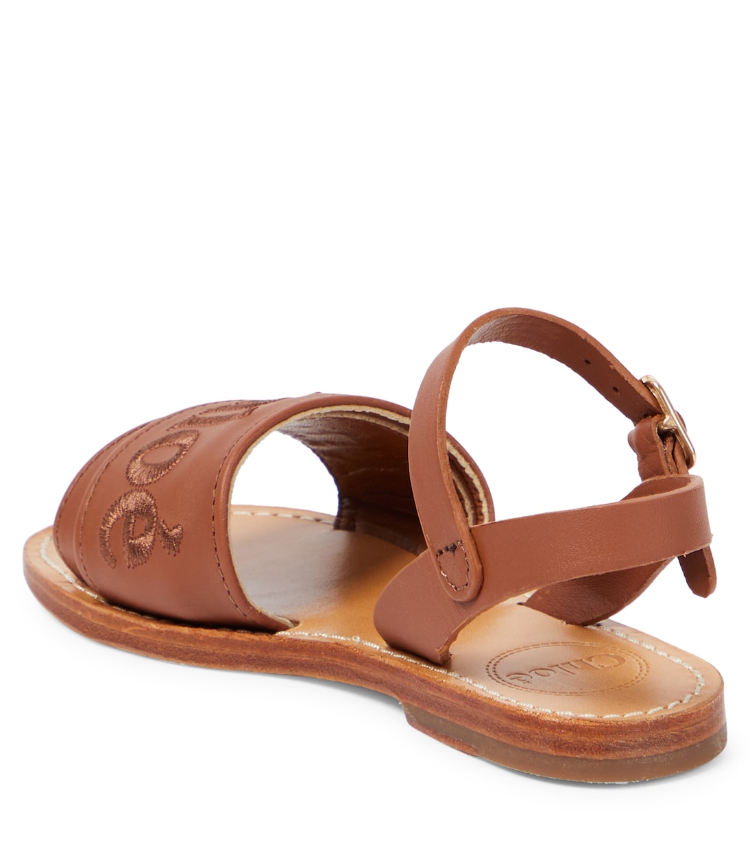 Sandalen aus Leder | Chloé Kids