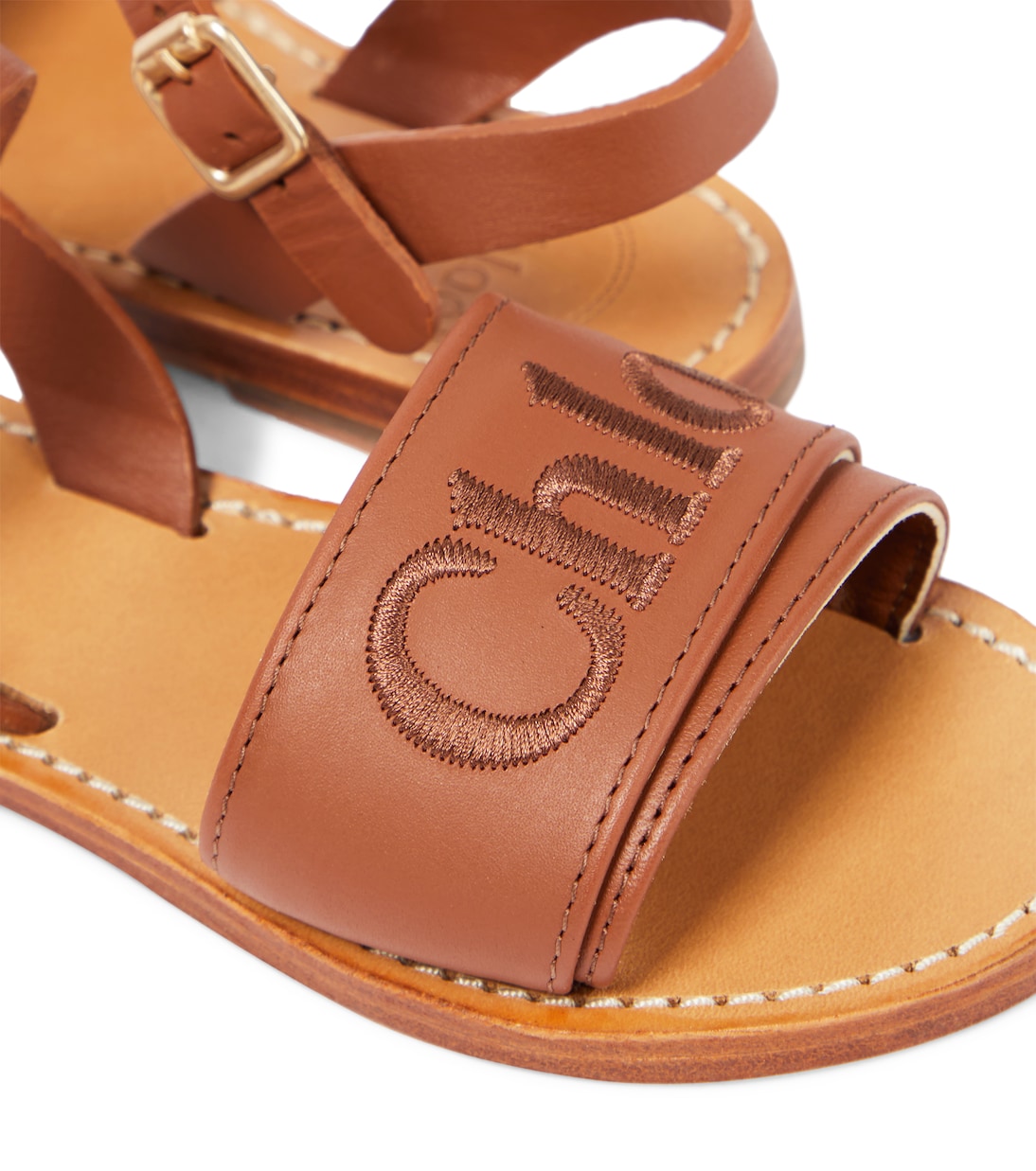 Sandalen aus Leder | Chloé Kids