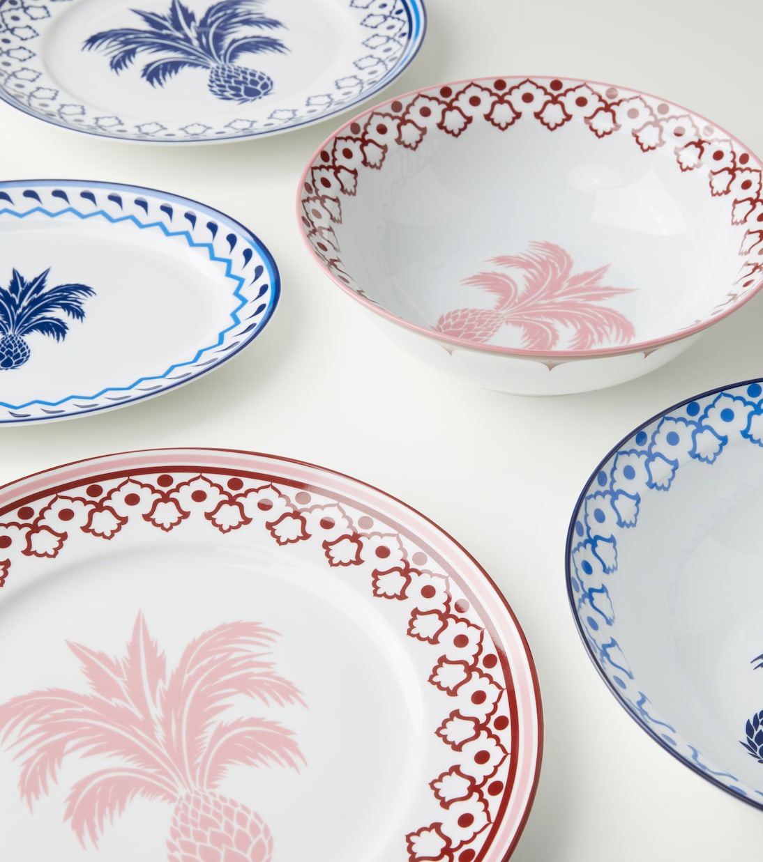 Jaipur porcelain salad bowl | Aquazzura Casa