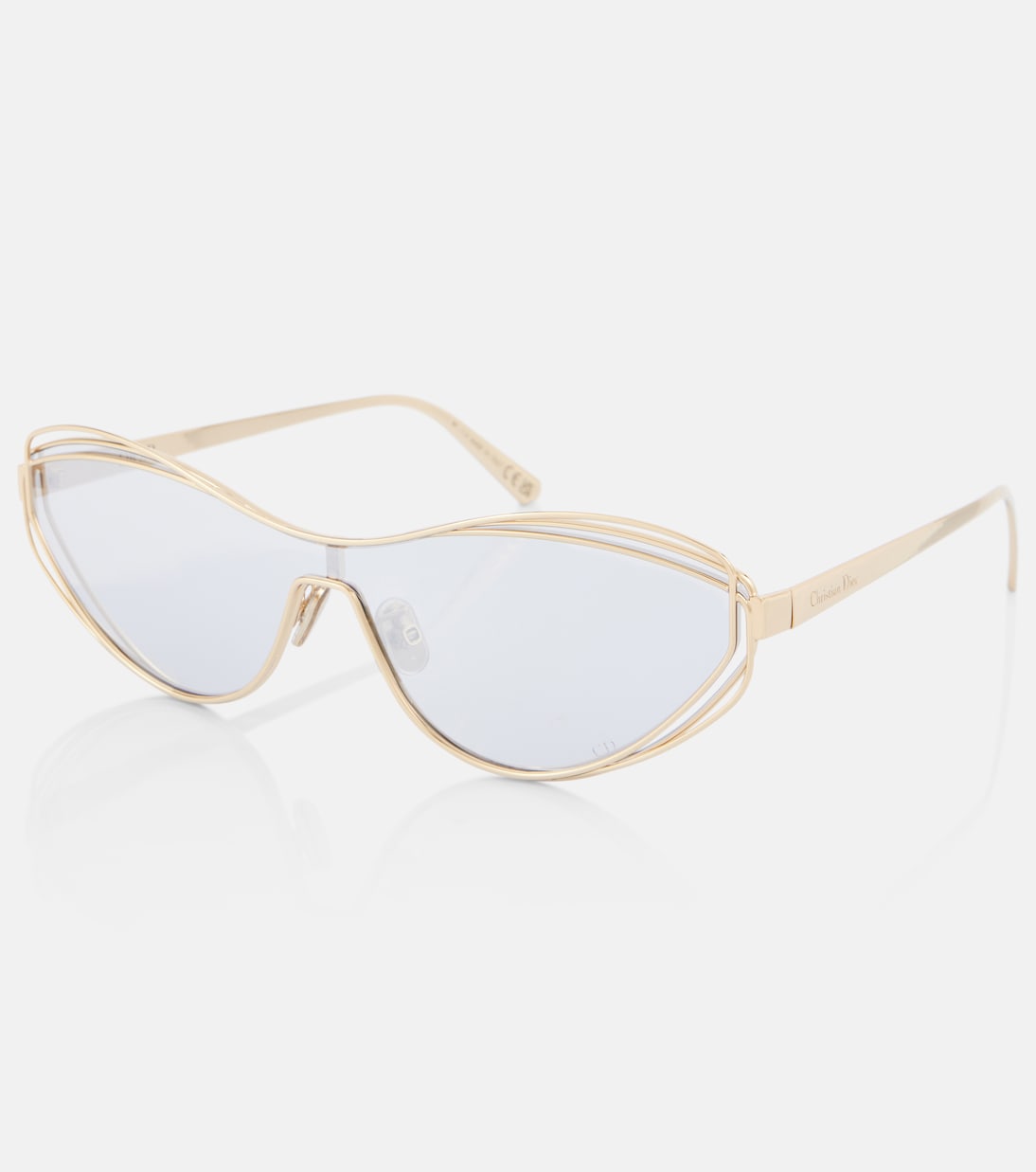 Occhiali da sole Dior FilDior M1U stile cat-eye per giovani trendy