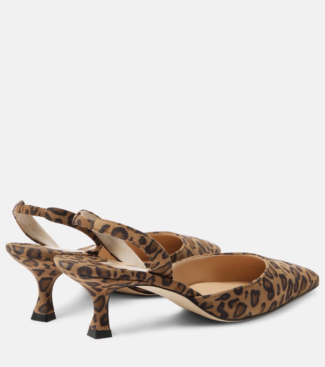 Carolyne 50 suede slingback pumps | Manolo Blahnik