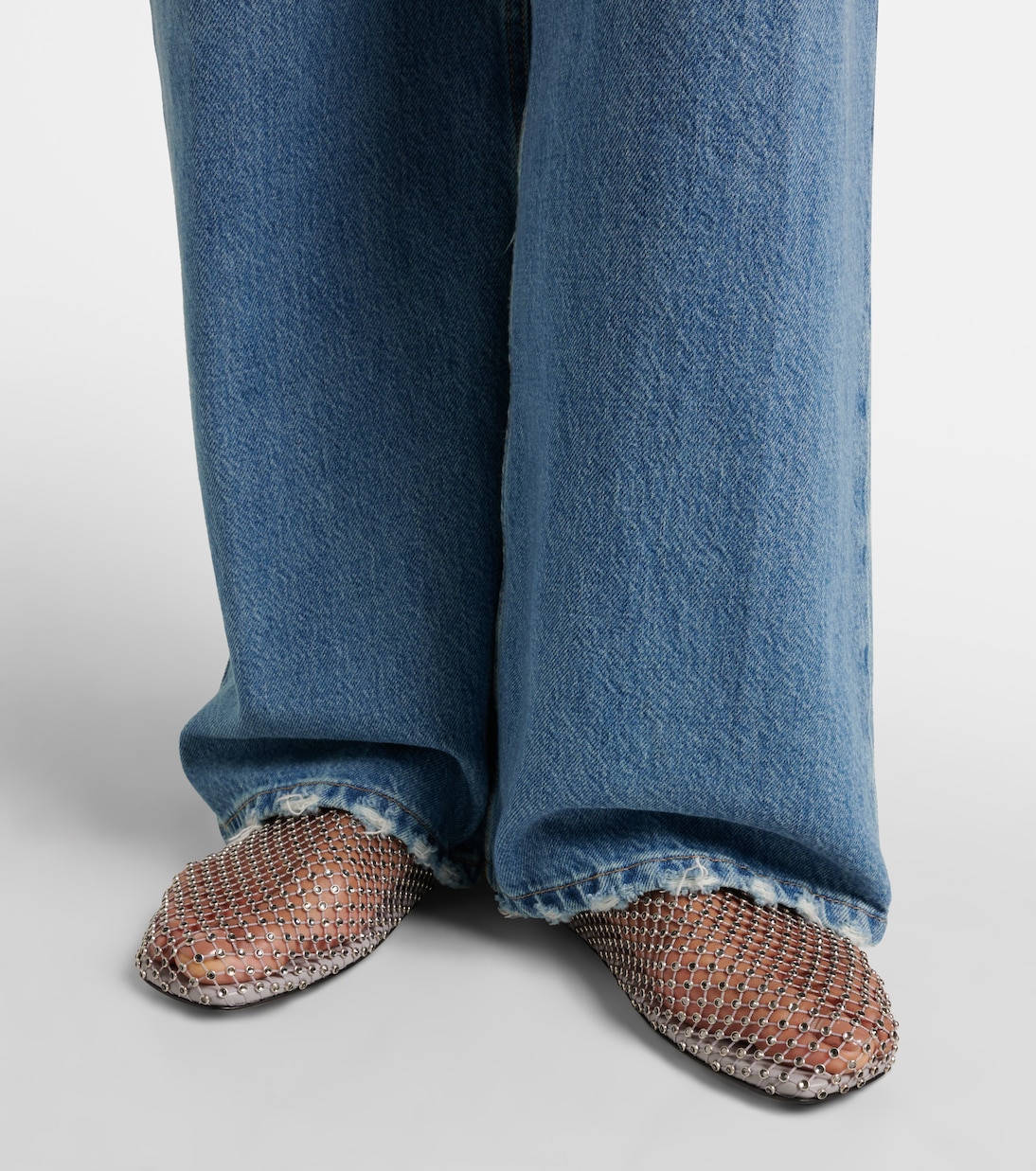 Slip-Ons Minette mit Kristallen | Christopher Esber