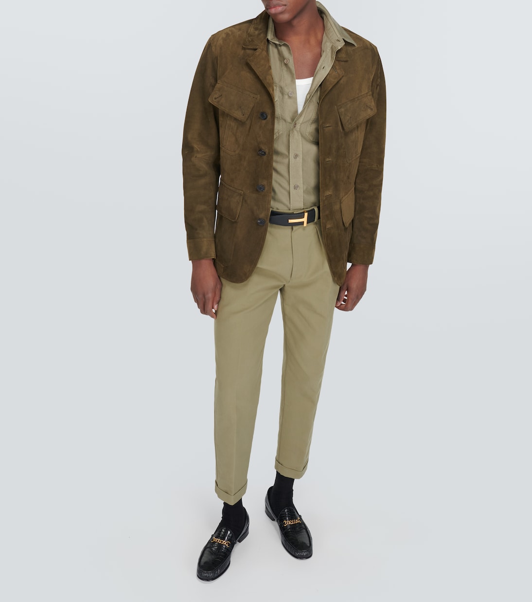 Pantalon chino Semi Sartorial en coton | Tom Ford