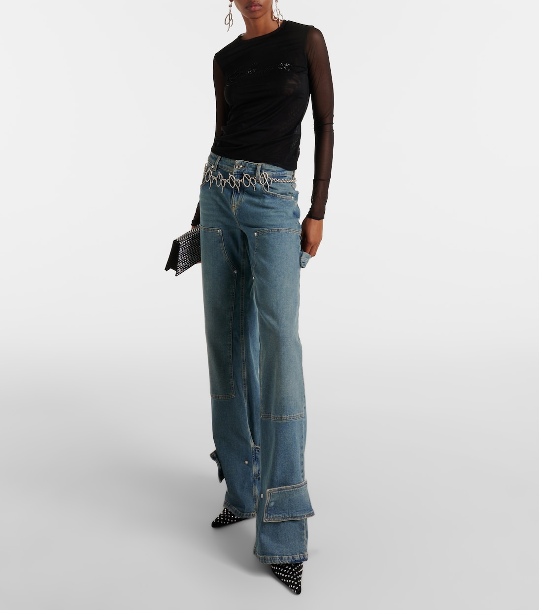 Jean droit à taille basse | Blumarine