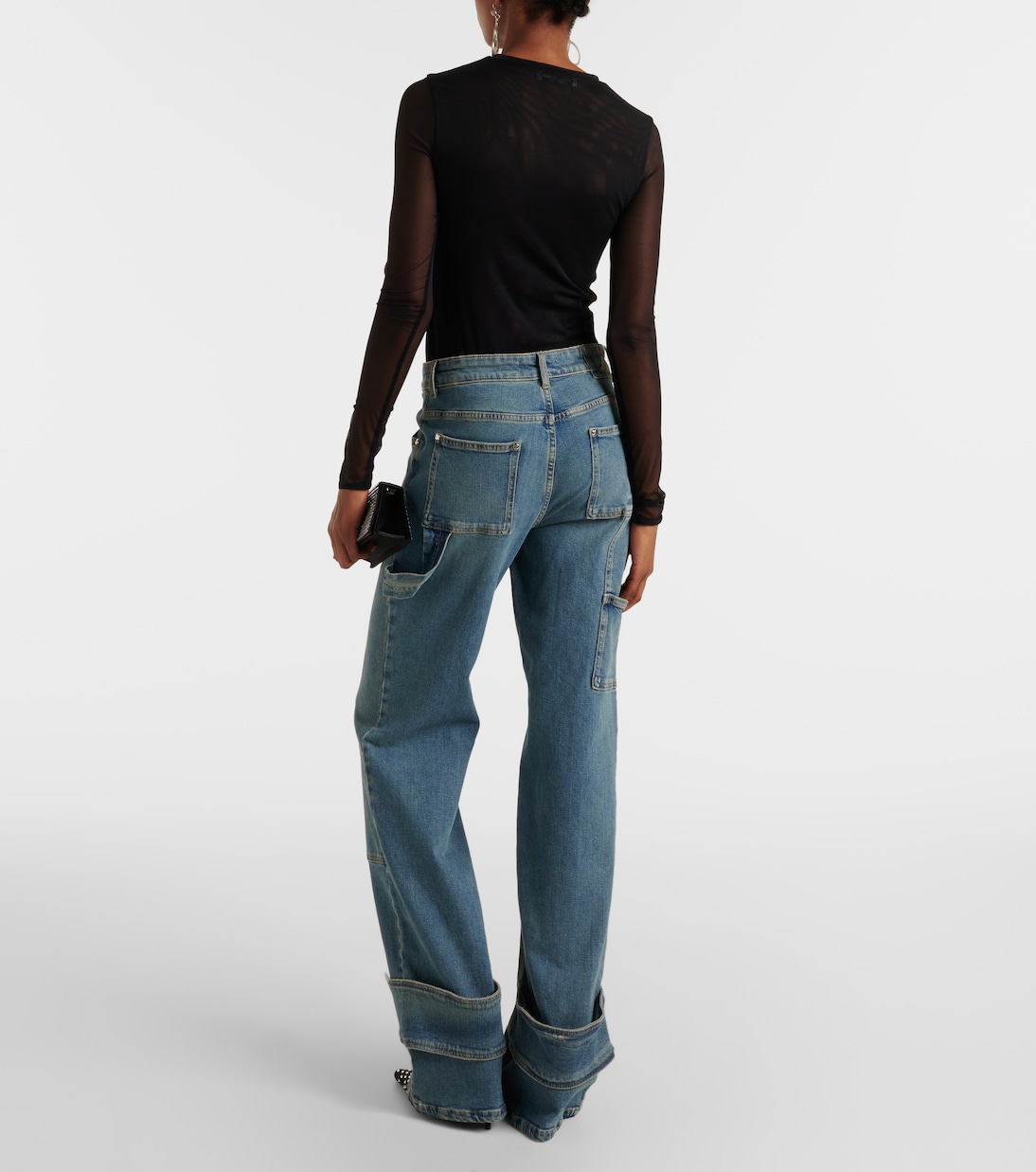 Jean droit à taille basse | Blumarine