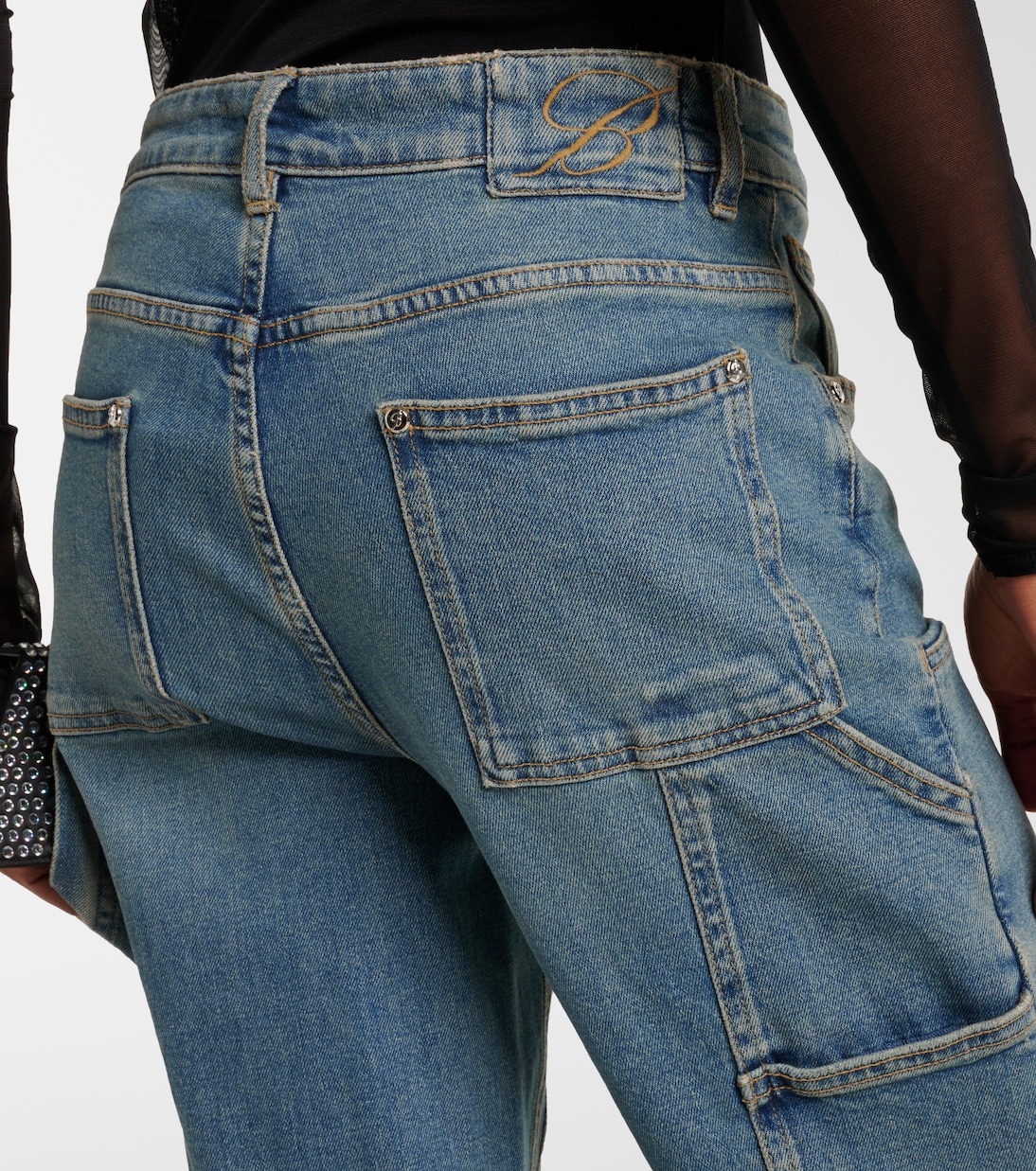 Jean droit à taille basse | Blumarine