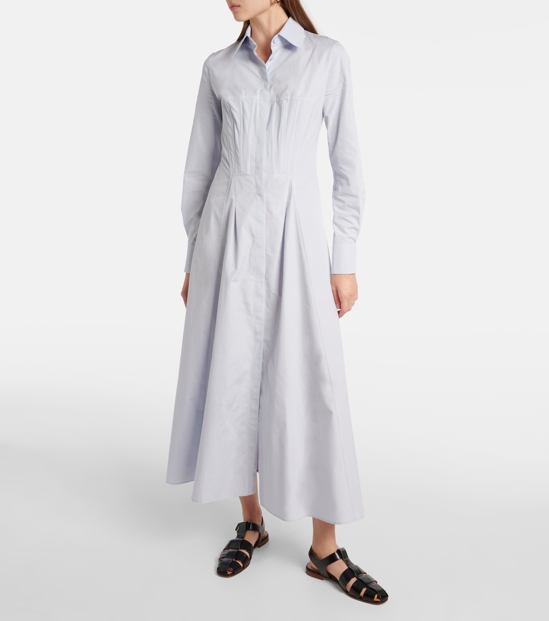 Robe chemise Eugene en coton | Gabriela Hearst