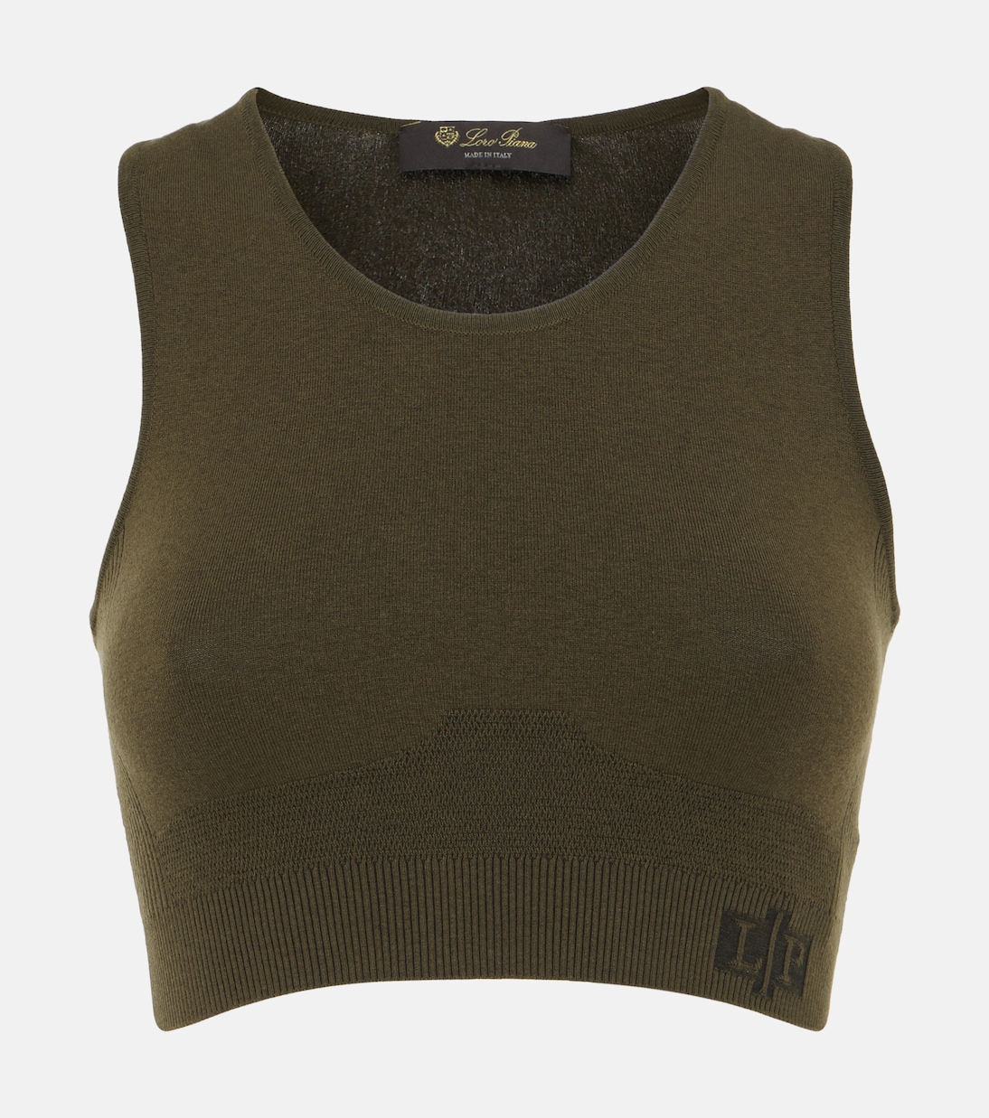 Brassière de sport en soie mélangée | Loro Piana