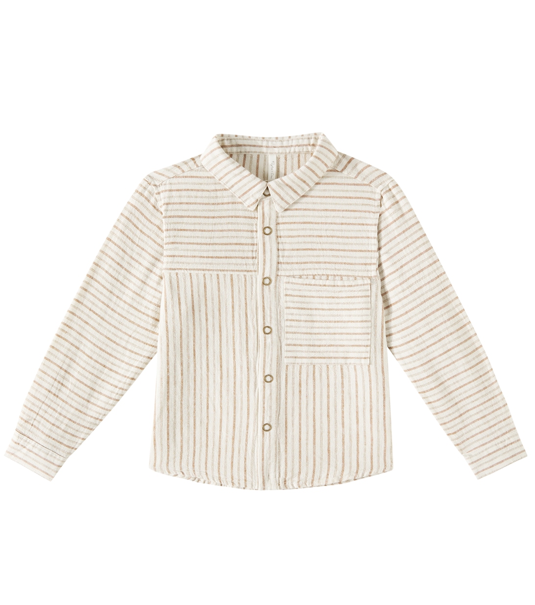 Camicia Walker in misto lino a righe | Rylee + Cru