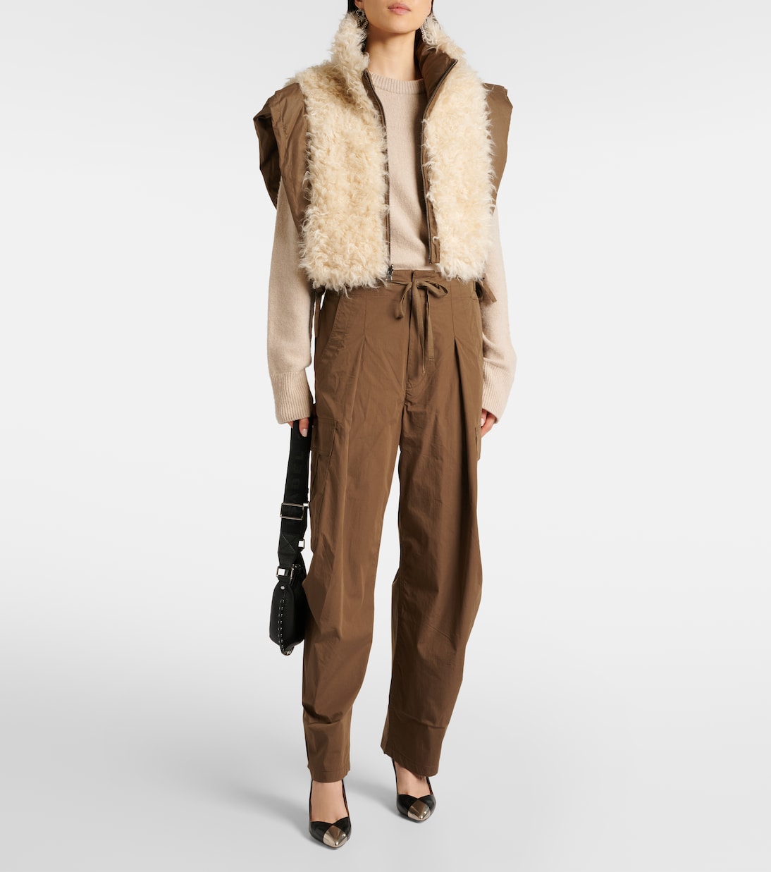 Pantaloni cargo Rebecca in misto cotone | Marant Etoile