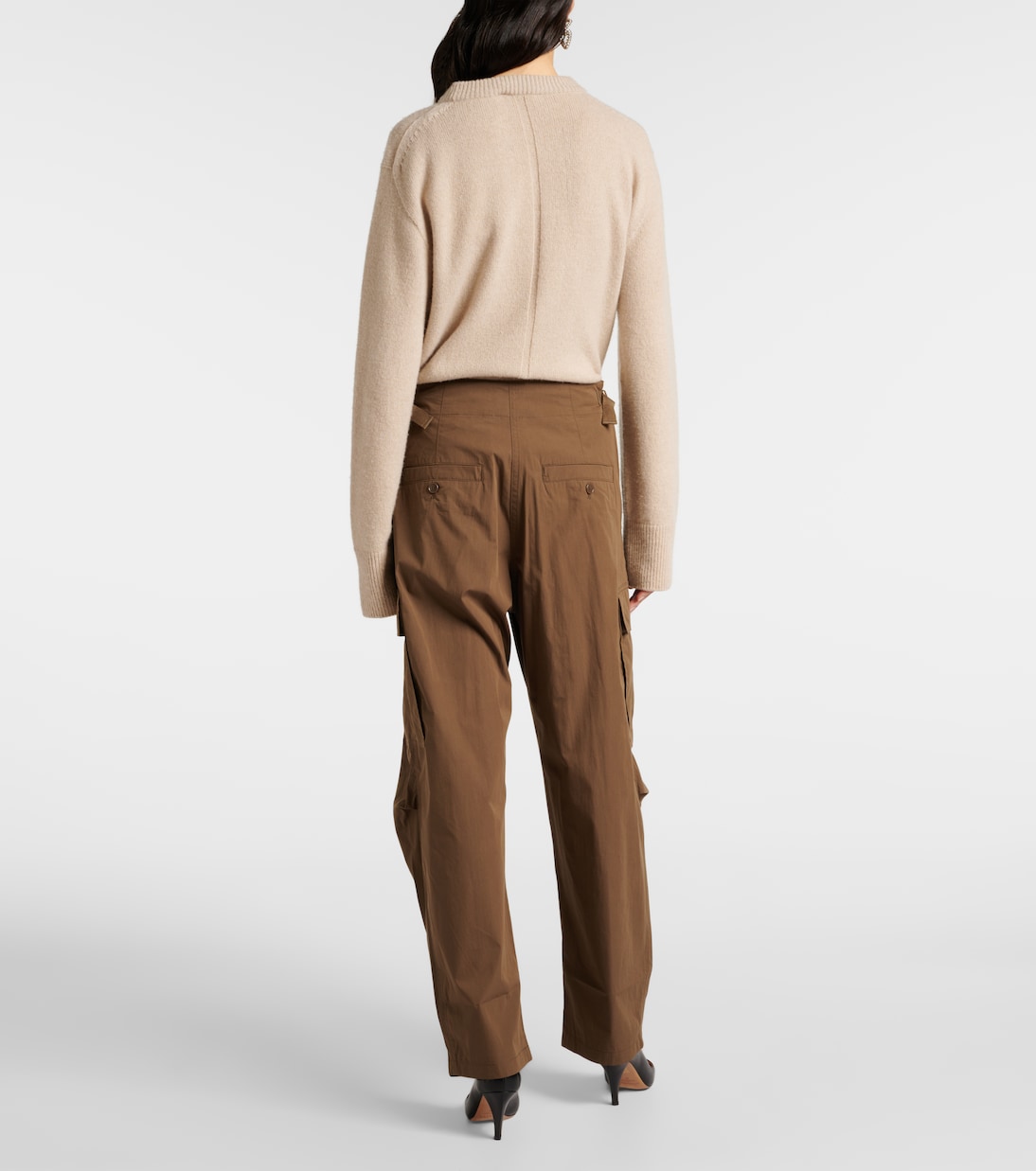 Pantaloni cargo Rebecca in misto cotone | Marant Etoile