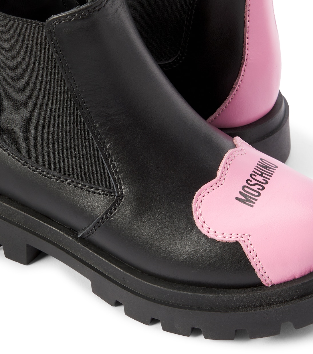 Stivaletti in pelle | Moschino Kids