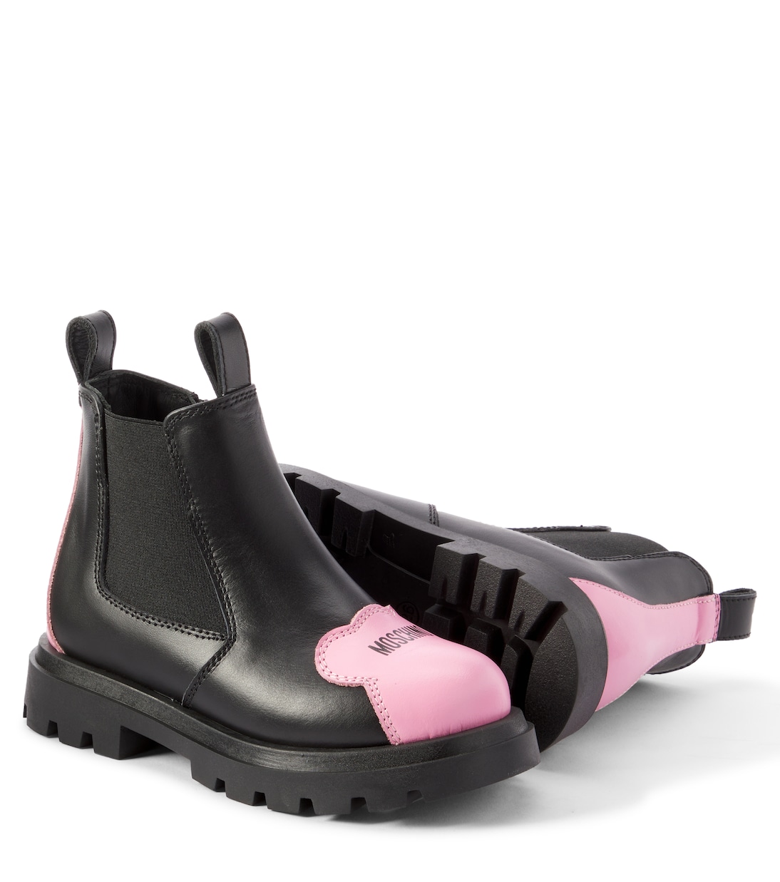 Stivaletti in pelle | Moschino Kids