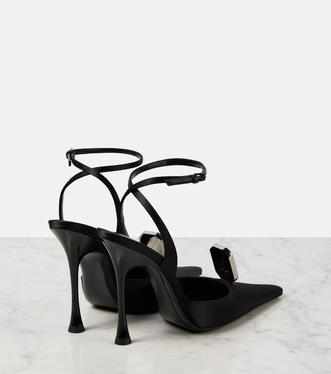 Escarpins Harlow 110 en satin | Saint Laurent