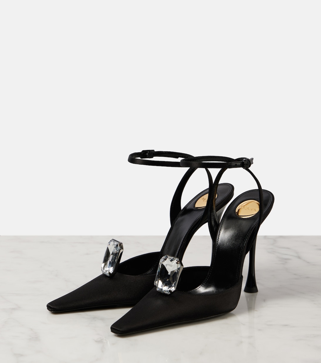 Escarpins Harlow 110 en satin | Saint Laurent