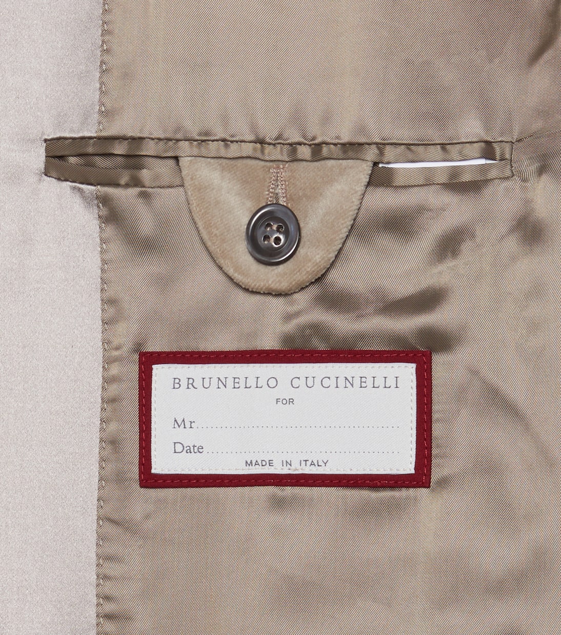 Esmoquin de terciopelo con satén | Brunello Cucinelli