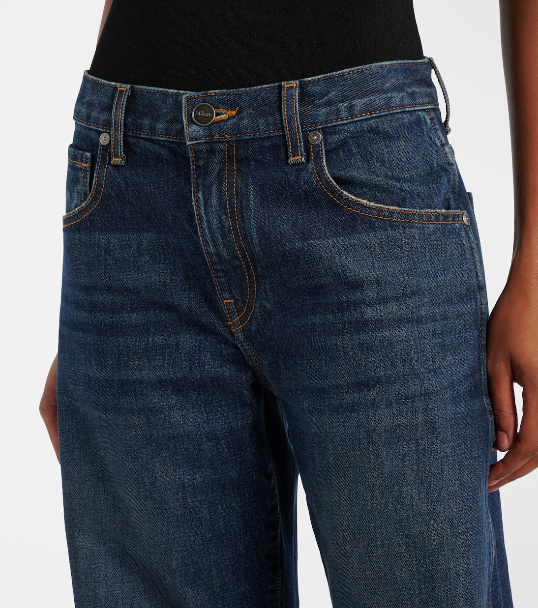 Jean ample Kerrie à taille mi-haute | Khaite