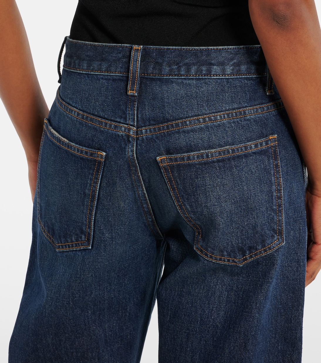 Jean ample Kerrie à taille mi-haute | Khaite