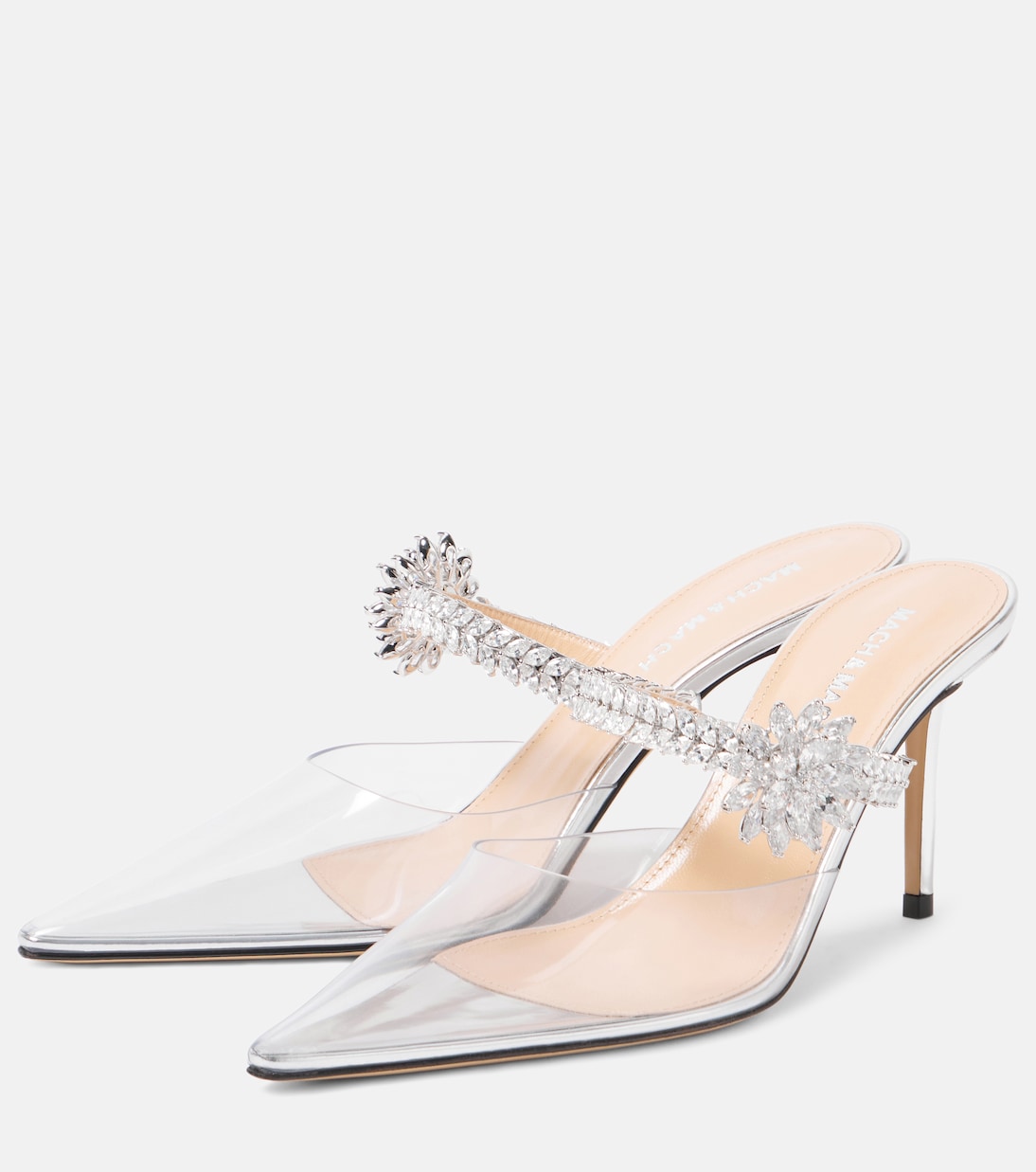 Verzierte Pumps Crystal Flower | Mach & Mach