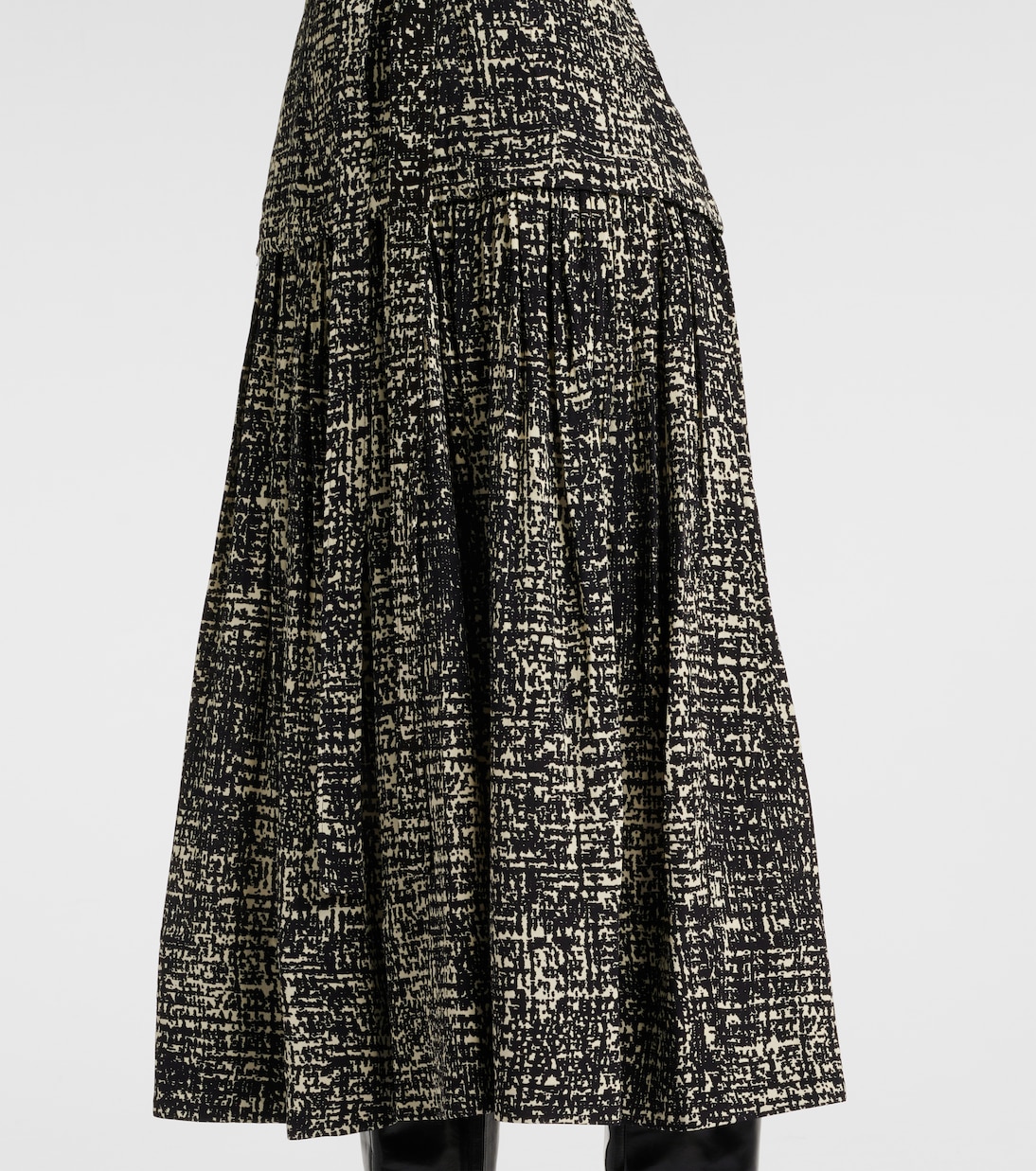 Robe midi Harlow imprimée en crêpe | Proenza Schouler