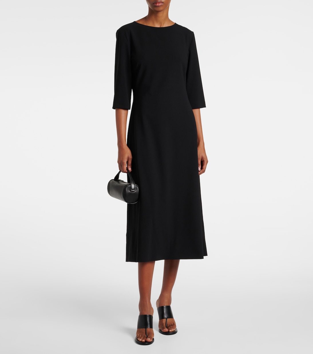 Midikleid Solene aus einem Wollgemisch | The Row