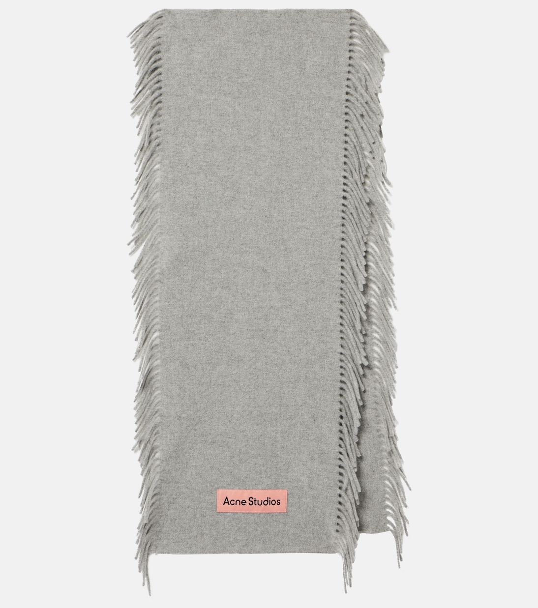 Sciarpa in lana con frange stile ACNE STUDIOS per giovani trendy