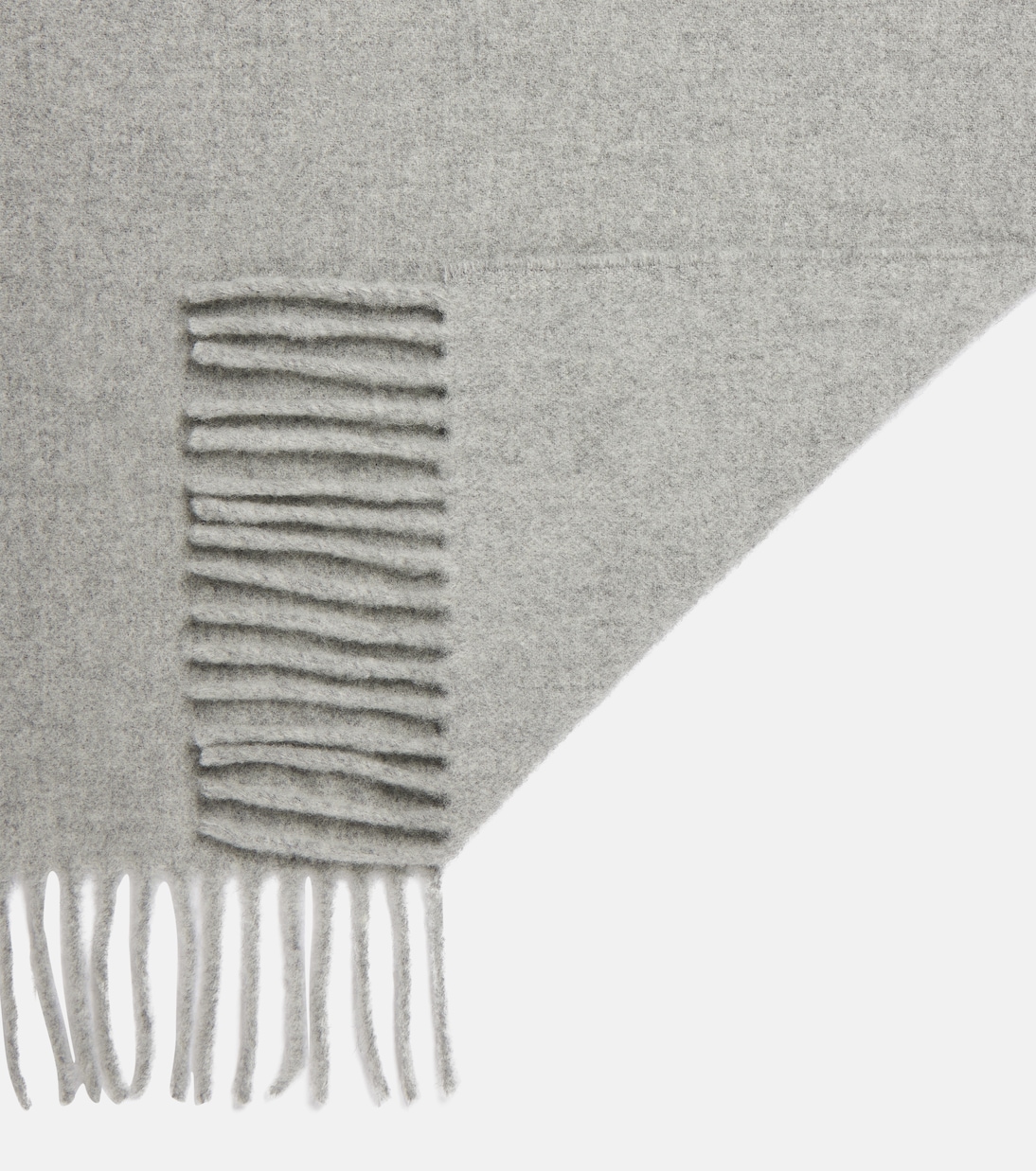 Sciarpa in lana con frange stile ACNE STUDIOS per giovani trendy