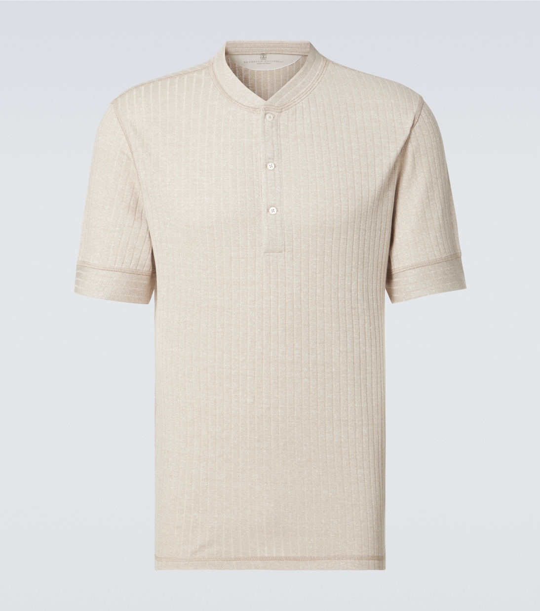 Camiseta de lino y algodón | Brunello Cucinelli