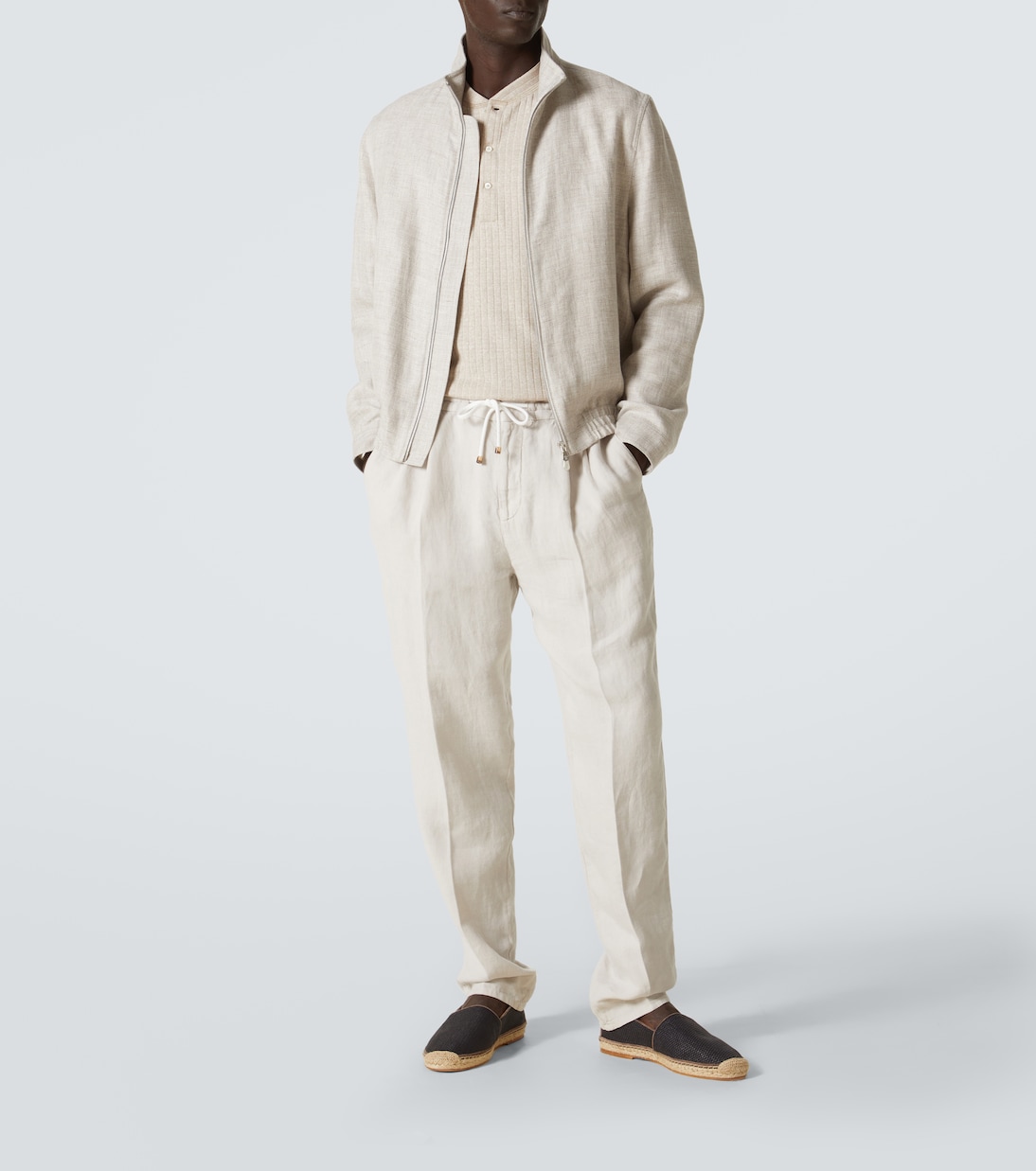 Camiseta de lino y algodón | Brunello Cucinelli