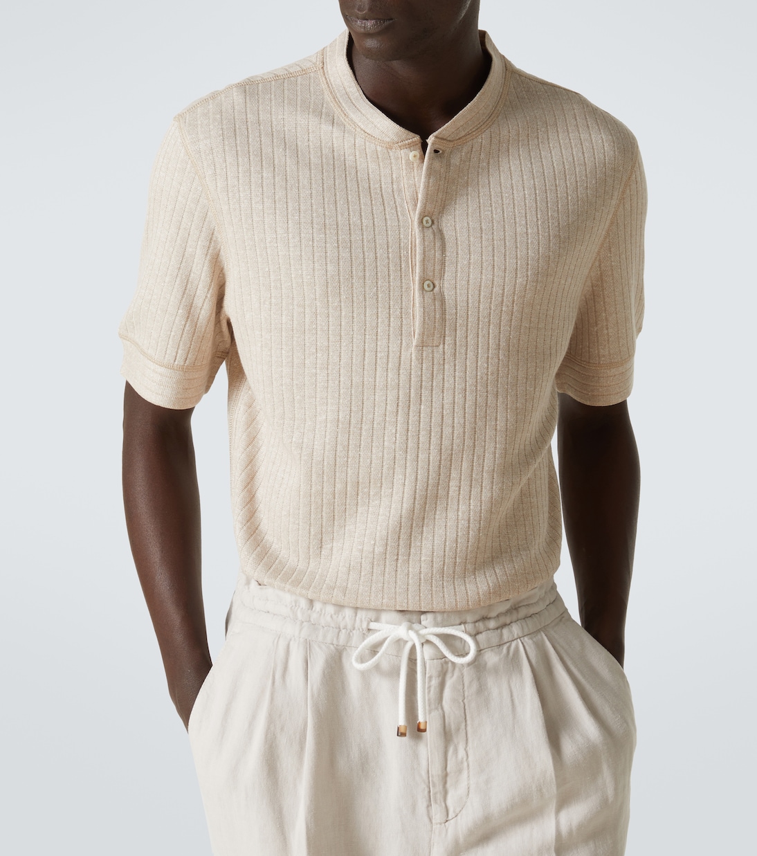 Camiseta de lino y algodón | Brunello Cucinelli