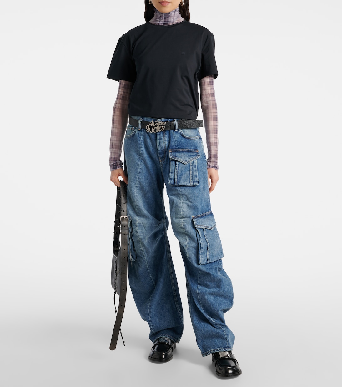 T-shirt in misto cotone | Acne Studios