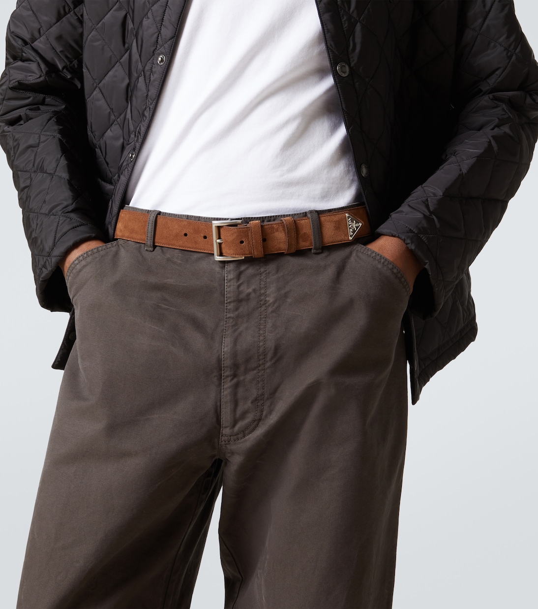 Ceinture en daim | Prada