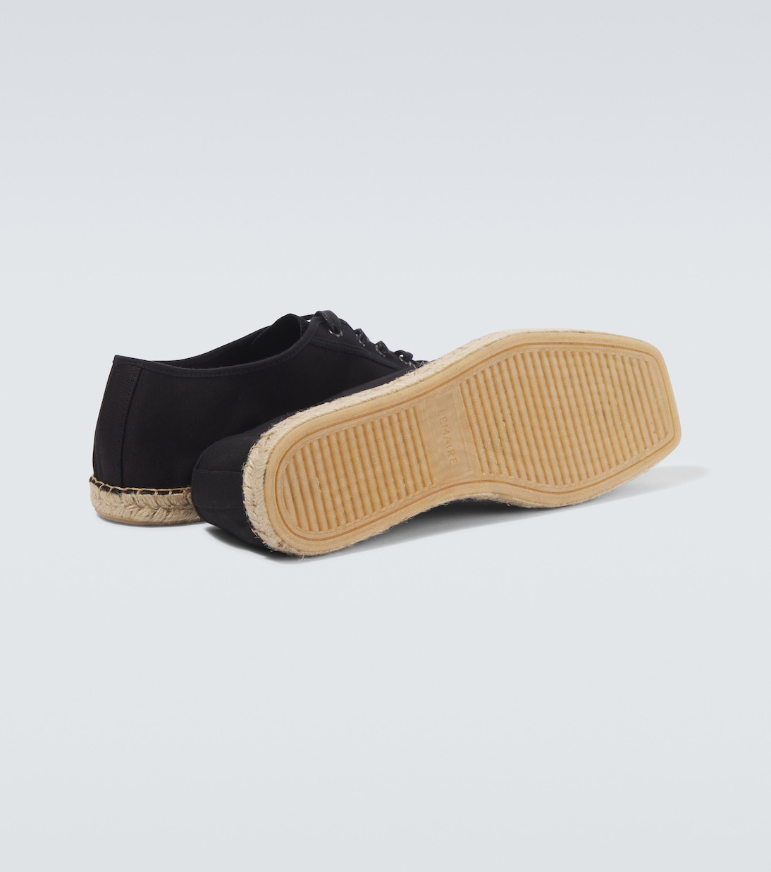 Linoleum canvas espadrilles | Lemaire