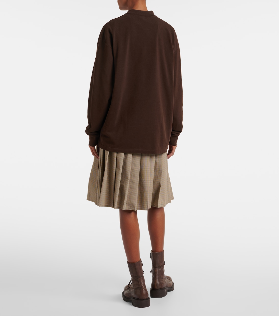 Polo in piqué di cotone | Miu Miu