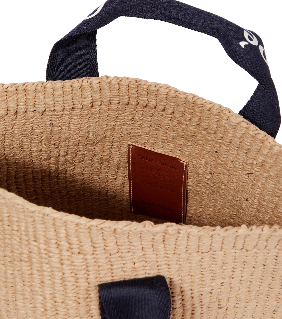 Logo paper basket bag  | Chloé Kids