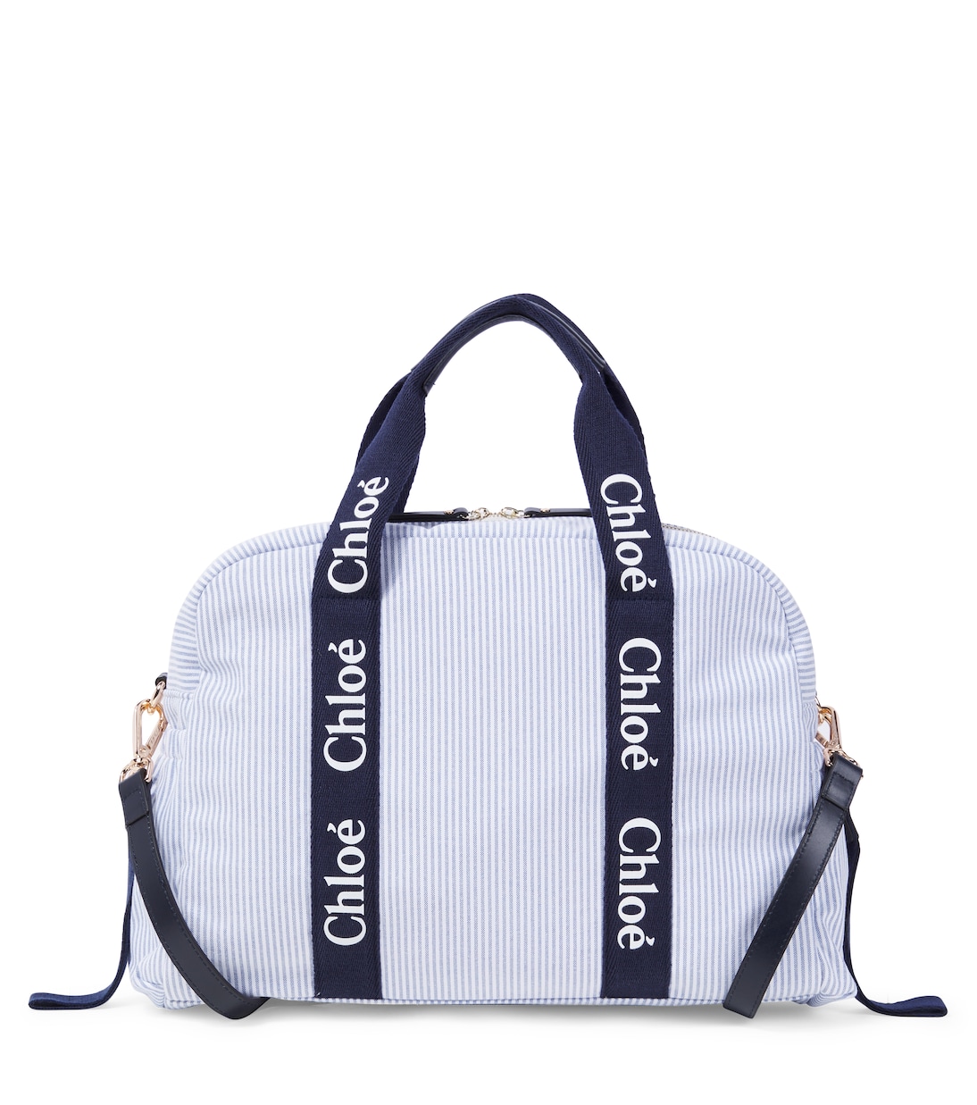 Logo striped diaper bag | Chloé Kids